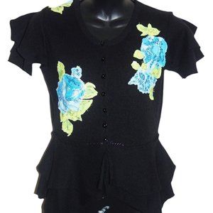 Lawan Short Sleeve Cardigan by Anthropologie